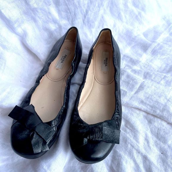 PRADA FLAT BALLERINA SHOES‎ - Picture 1 of 13
